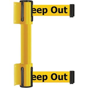 TENSABARRIER 896T2-35-MAX-YDX-C Belt Barrier Danger - Keep Out Yellow | AH7HDQ 36TU58