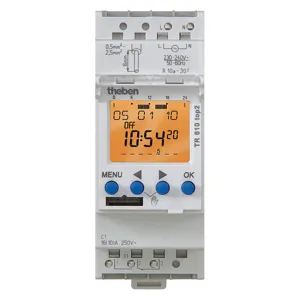 THEBEN TR-610-TOP-2-120V Electronic Timer Din Rail 24Hr/7D 1 Channel | AF9ZWU 30YH12