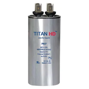 TITAN HD PRCF80A Motor Run Capacitor 80 Mfd 440v Round | AF7BQP 20UD67