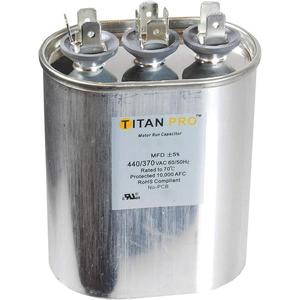 TITAN PRO TOCFD154 Motor Run Capacitor Oval 3-3/16 Inch Height | AC4KYJ 30D593