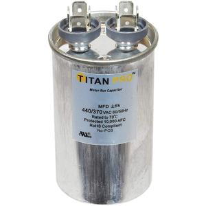 TITAN PRO TRCF10 Motor Run Capacitor 10 Mfd 2-7/8 Inch Height | AC4KZE 30D613