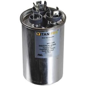 TITAN PRO TRCFD2015 Motor Run Capacitor 20/15 Mfd Round | AC4KZY 30D630