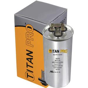 TITAN PRO TRCFD405 Motor Run Capacitor Round 4-13/16 Inch Height | AC4LAL 30D642