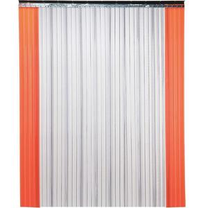 TMI 999-00251 Strip Door 14 x 12 Feet Clear/orange Pvc | AC8BNN 39J482