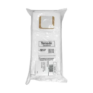 TORNADO 90141 Bag 2Ply Paper 11-1/4 Inch Length x 2 Inch Width x 16 Inch Height PK10 | AH7ATA 36NL97