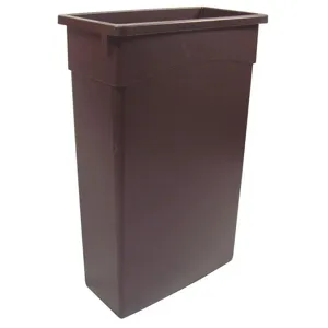 TOUGH GUY 10F624 Open-top Trash Can Rectangular 23 Gallon | AA2FDK