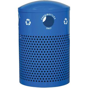 TOUGH GUY 13P561 Recyclingbehälter 40 Gallonen Blau | AA6AZT