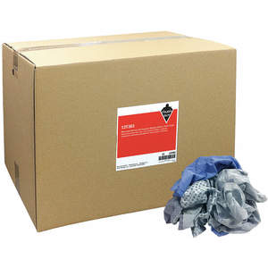TOUGH GUY 13Y363 Cloth Rag Recycled Cotton 50 Lb. Box | AA6HAJ