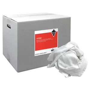 TOUGH GUY 13Y364 Cloth Rag Recycled Cotton 25 Lb. Box | AA6HAK