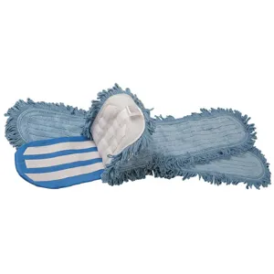 TOUGH GUY 1NE72 Dust Mop Kit Microfiber 24 Inch Launderable | AB2QTP