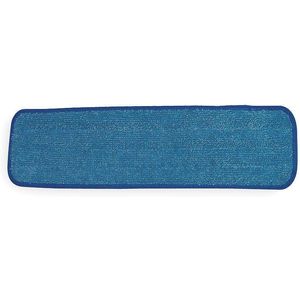 TOUGH GUY 1TTY6 Flat Wet Mop Pad Microfiber Blue | AB3JKP
