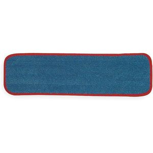 TOUGH GUY 1TTY7 Flat Wet Mop Pad Microfiber Blue/red | AB3JKQ