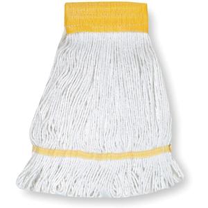 TOUGH GUY 1TYV8 Wet Mop Antimicrobial Small White | AB3KWD