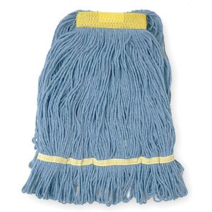 TOUGH GUY 1TYT3 Wet Mop Antimicrobial Small Blue | AB3KVD