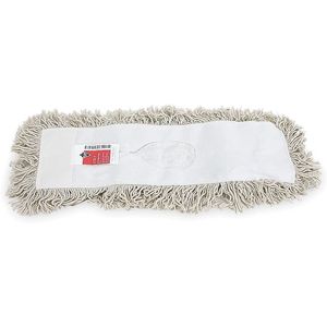 TOUGH GUY 1TZE3 Dust Mop Cut End Size 18 Inch White | AB3KZK