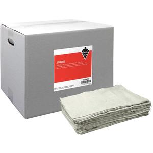 TOUGH GUY 21HC63 Cloth Rag Cotton White 25 Lb. Carton | AB6GJG
