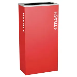 TOUGH GUY 22N302 Indoor Trash Can 17 Gallon Red | AB6WBQ