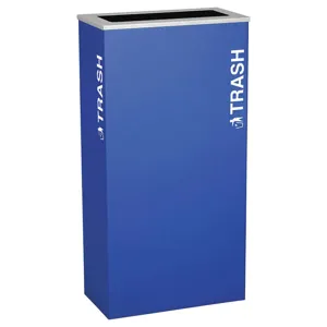 TOUGH GUY 22N303 Indoor Trash Can 17 Gallon Royal Blue | AB6WBR 22N283