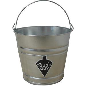 TOUGH GUY 2MPE5 Mop Bucket 8 Quart Silver Galvanised Steel | AC2TDX
