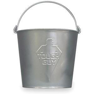 TOUGH GUY 2MPE7 Mop Bucket 12 Quart Silver Galvanised Steel | AC2TDZ