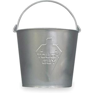 TOUGH GUY 2MPE8 Mop Bucket 14 Quart Silver Galvanised Steel | AC2TEA