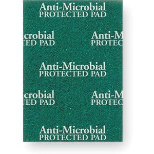 TOUGH GUY 2NTJ4 Antimicrobial Scouring Pad Green Hd - Pack Of 20 | AC2WVH
