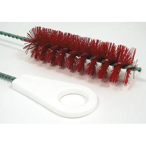 TOUGH GUY 2VHF8 Pipe Brush With Handle Nylon Red 18 Inch Overall Length | AC3QEE