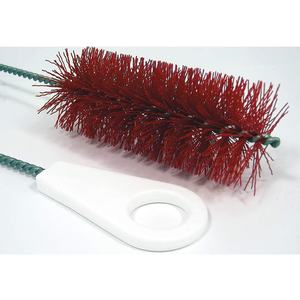 TOUGH GUY 2VHK8 Pipe Brush With Handle Nylon Red 36 Inch Overall Length | AC3QEZ