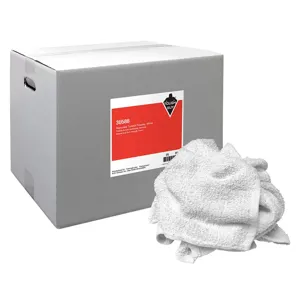 TOUGH GUY 3U588 Turkish Shop Towels White 25 Lb. Box | AD2TNB