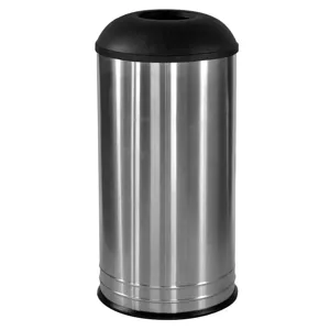 TOUGH GUY 48L070 Side Opening Trash Can Round 18 Gallon | AD6QZA