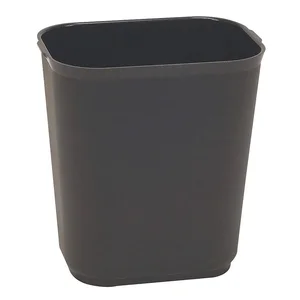 TOUGH GUY 4PGL7 Fire-resistant Trash Can Black 28 Qt | AD9CJY