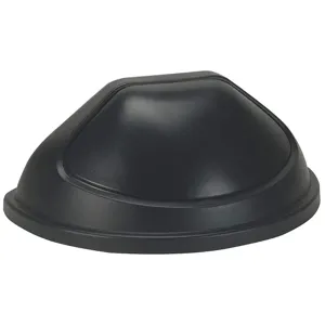 TOUGH GUY 4PGR5 Trash Can Top Dome Black 21-1/2 L | AD9CLA