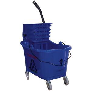 TOUGH GUY 5CJH6 Mop Bucket und Wringer Blue Side Press | AE3DHX