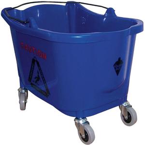 TOUGH GUY 5CJJ1 Mop Bucket 35 Quart Blue Polypropylene | AE3DJC