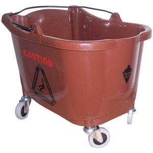 TOUGH GUY 5CJJ4 Mop Bucket 35 Quart Brown Polypropylene | AE3DJF