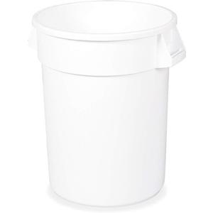 TOUGH GUY 5DMT4 Utility Container 32 Gallon Lldpe White | AE3JHQ