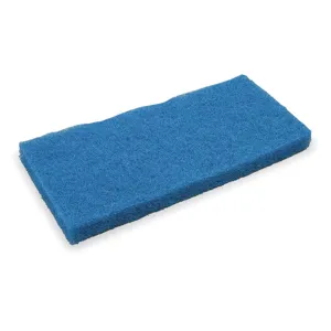 TOUGH GUY 6XE72 Regular Duty Pad Blue 10l x 4in. W - Pack Of 5 | AF2QXL