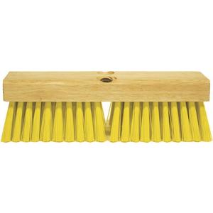 TOUGH GUY 6YTD3 Deck Scrub Brush 10 Inch Yellow | AF2XPB