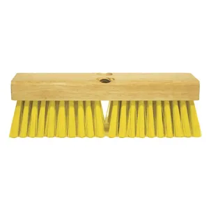 TOUGH GUY 6YTD3 Deck Scrub Brush 10 Inch Yellow | AF2XPB