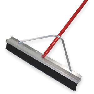 TOUGH GUY 83227 Push Broom with Handle Black Polypropylene Aluminium Block | AD2GGR 3PCA9