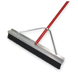 TOUGH GUY 83227 Push Broom with Handle Black Polypropylene Aluminium Block | AD2GGR 3PCA9