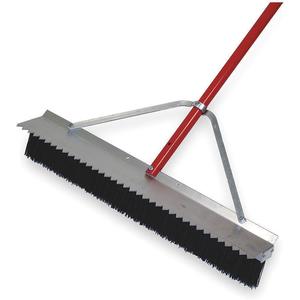 TOUGH GUY 83827 Push Broom with Handle Black Polypropylene Aluminium Block | AD2GGT 3PCC1