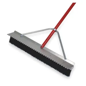 TOUGH GUY 83827 Push Broom with Handle Black Polypropylene Aluminium Block | AD2GGT 3PCC1