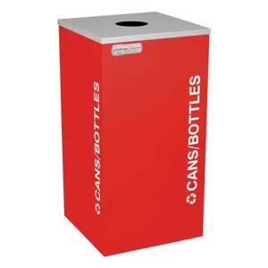 TOUGH GUY TG-RC-KDSQ-C RBX Recycling Container 24 Gallon Red | AE6PVK 5UJC5