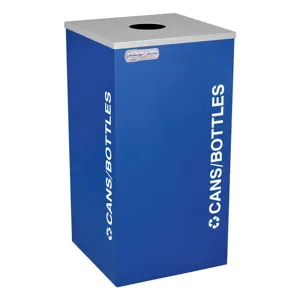 TOUGH GUY TG-RC-KDSQ-C RYX Recycling Container 24 Gallon Blue | AE6PVL 5UJC6