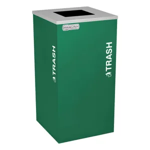 TOUGH GUY TG-RC-KDSQ-T EGX Indoor Trash Can 24gal Square Green | AE6PVT 5UJD2