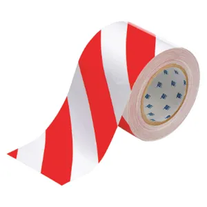 TOUGHSTRIPE 104378 Floor Marking Tape Roll 4 Inch W 100 Feet Length | AA3YQC 11Z115