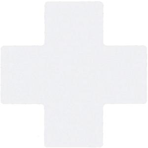 TOUGHSTRIPE 104483 Bodenmarkierungsband Kreuz 4 Zoll W Weiß - Packung mit 20 Stück | AA4BNF 12D553
