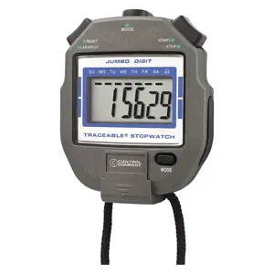 TRACEABLE 1051 Stopwatch Jumbo Digital Nist 3x2 | AE3ERV 5CVT8