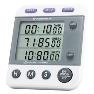 TRACEABLE 5008 3-channel Jumbo Timer | AE9KLJ 6KED6